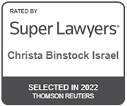 Christa Israel rated by Super Lawyers 2022